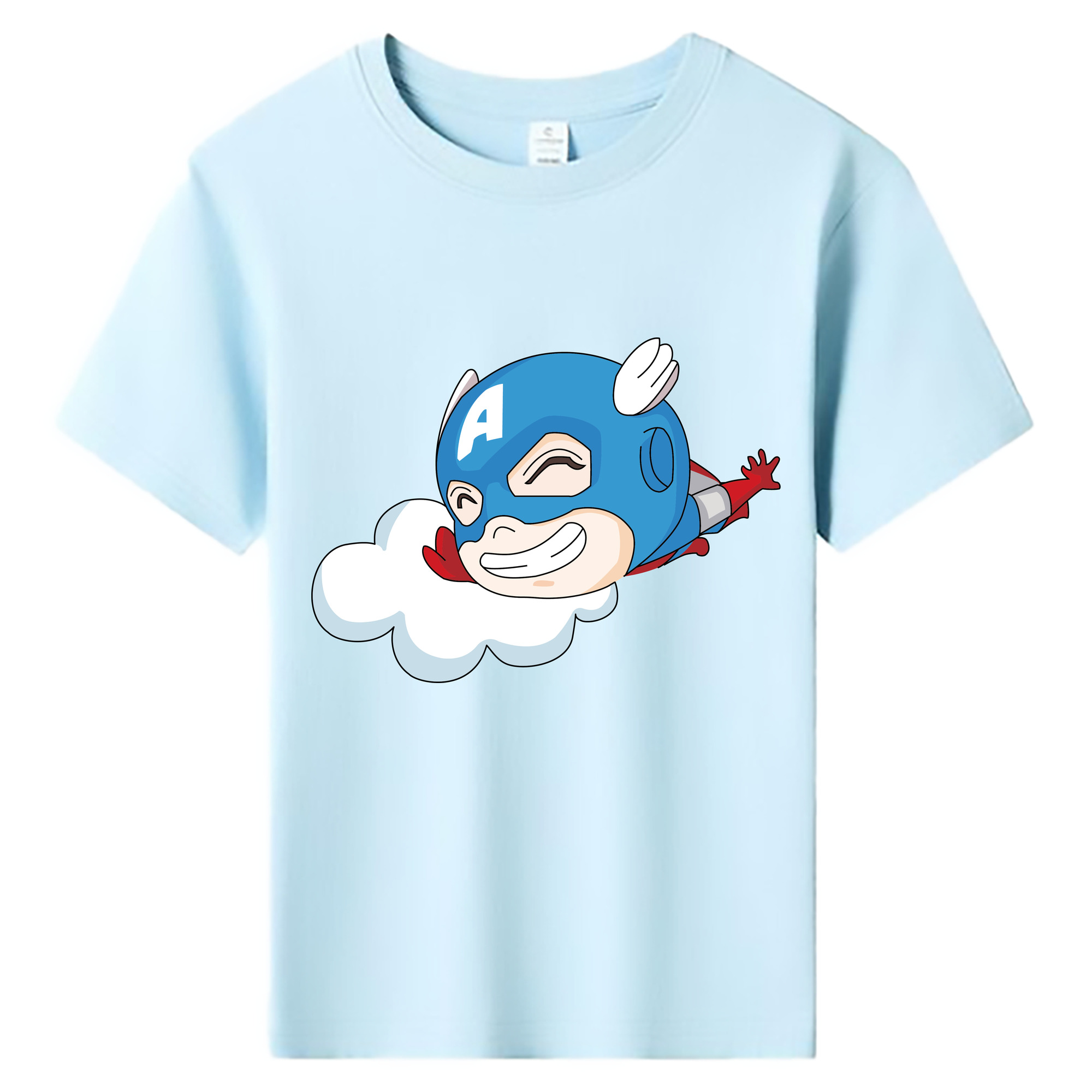 （画像用） アベンジャーズ The Avengers 綿100％キッズTシャツ（フロントプリント）